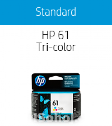 HP 61 Tri-color Original Ink Cartridge (CH562WA)